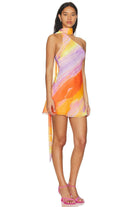 Lavinque Dress Robe Courte Dos Nu | Multicolore | Sensuelle et Estivale