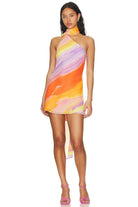 Lavinque Dress Robe Courte Dos Nu | Multicolore | Sensuelle et Estivale