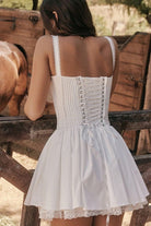 Lavinque Dress Robe Courte Rouge à Bretelles | Romantique | Fluide et Féminine