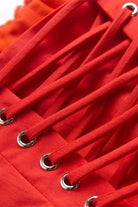 Lavinque Dress Robe Courte Rouge à Bretelles | Romantique | Fluide et Féminine