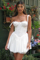 Lavinque Dress Robe Courte Rouge à Bretelles | Romantique | Fluide et Féminine