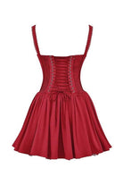 Lavinque Dress Robe Courte Rouge à Bretelles | Romantique | Fluide et Féminine