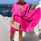 Lavinque Dress Robe Courte Satinée | Fluide | Légère et Élégante