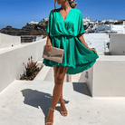 Lavinque Dress Robe Courte Satinée | Fluide | Légère et Élégante