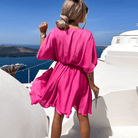Lavinque Dress Robe Courte Satinée | Fluide | Légère et Élégante