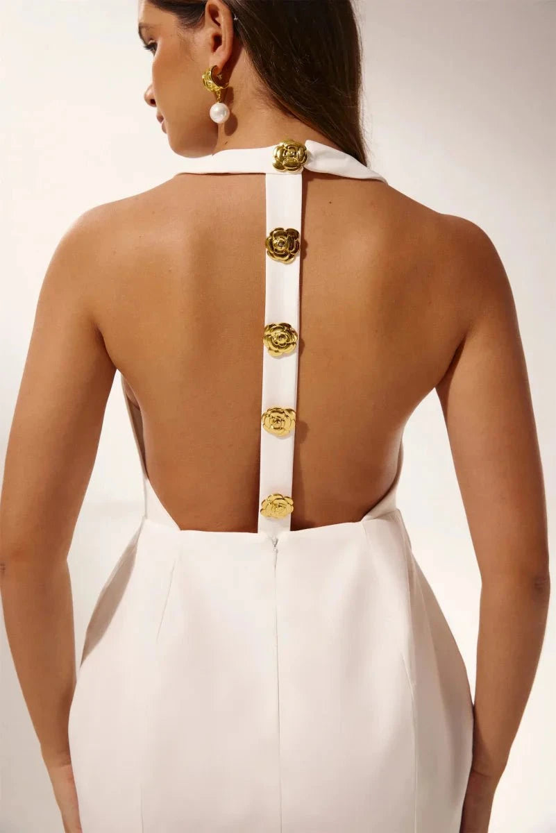 Lavinque Dress Robe Courte Structurée | Rose | Élégante et Audacieuse
