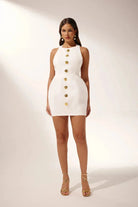 Lavinque Dress Robe Courte Structurée | Rose | Élégante et Audacieuse