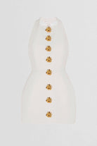 Lavinque Dress Robe Courte Structurée | Rose | Élégante et Audacieuse