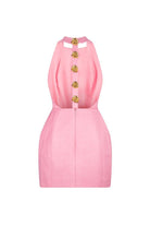 Lavinque Dress Robe Courte Structurée | Rose | Élégante et Audacieuse