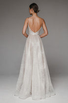 Lavinque Dress Robe de Mariée Bustier | Tulle Pailleté Ivoire | Élégance Romantique