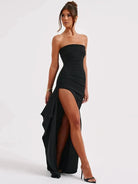 Lavinque Dress Robe de Soirée Bustier | Noire | Glamour et Spectaculaire