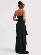 Lavinque Dress Robe de Soirée Bustier | Noire | Glamour et Spectaculaire