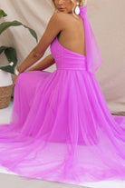 Lavinque Dress Robe de Soirée en Tulle | Rose Fuchsia | Élégance et Légèreté
