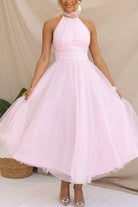 Lavinque Dress Robe de Soirée en Tulle | Rose Fuchsia | Élégance et Légèreté