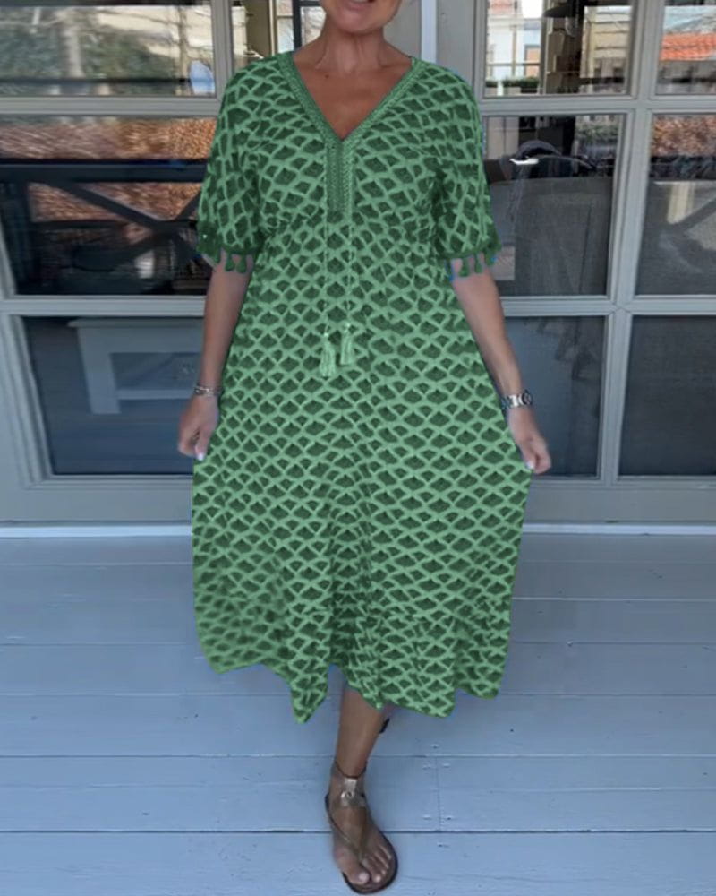 Lavinque Dress Robe Décontractée à Motifs | Confortable | Légère et Estivale