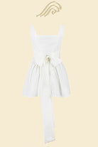 Lavinque Dress Robe Dos Nu | Crème | Élégante et Féminine