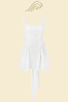 Lavinque Dress Robe Dos Nu | Crème | Élégante et Féminine