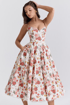 Lavinque Dress Robe Évasée | Satin | Élégance et Raffinement