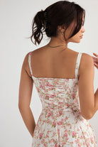 Lavinque Dress Robe Fleurie à Bretelles | Corsetée | Romantique et Légère