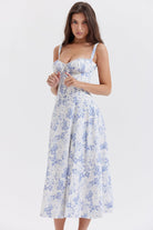 Lavinque Dress Robe Fleurie à Bretelles | Corsetée | Romantique et Légère