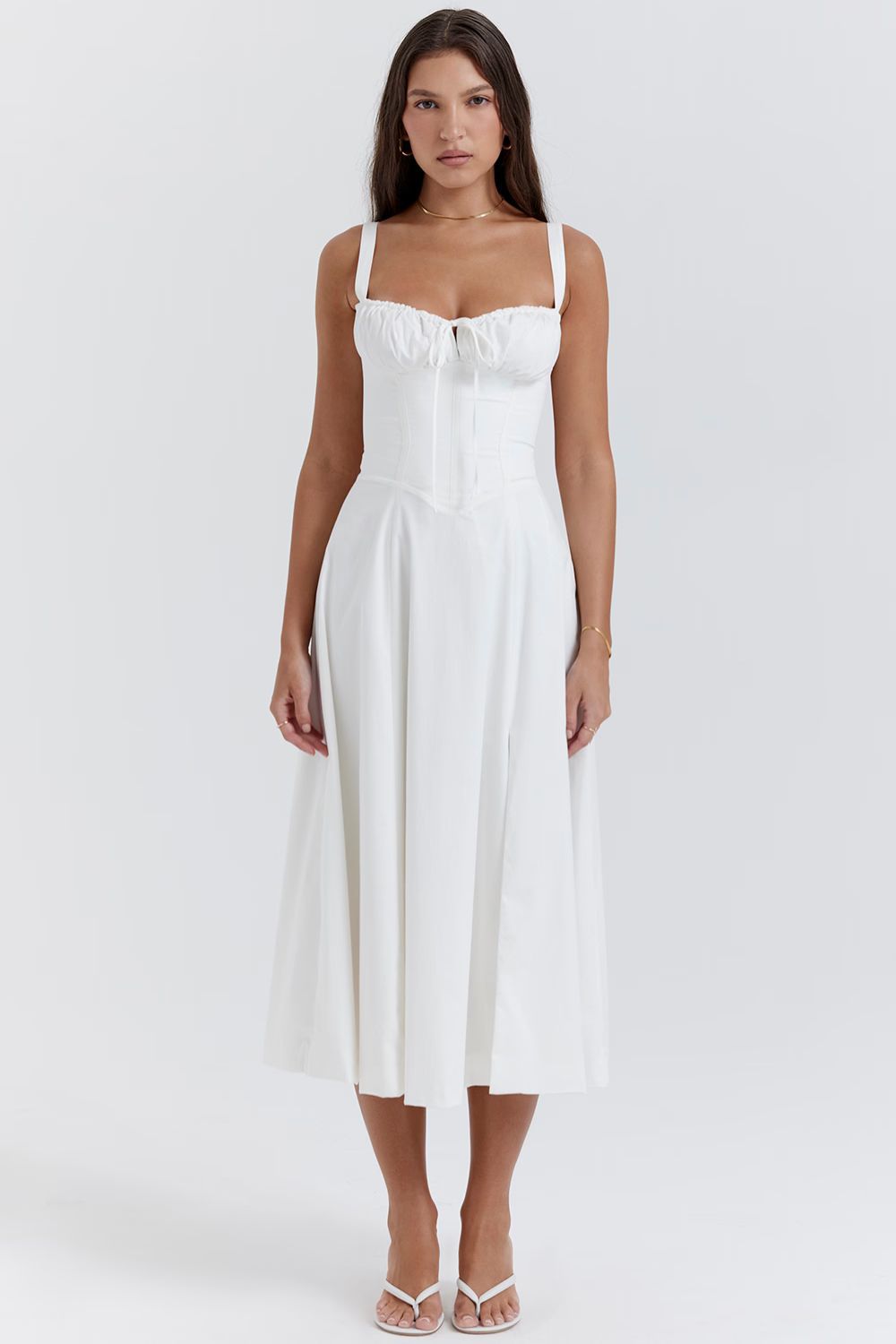 Lavinque Dress Robe Fleurie à Bretelles | Corsetée | Romantique et Légère
