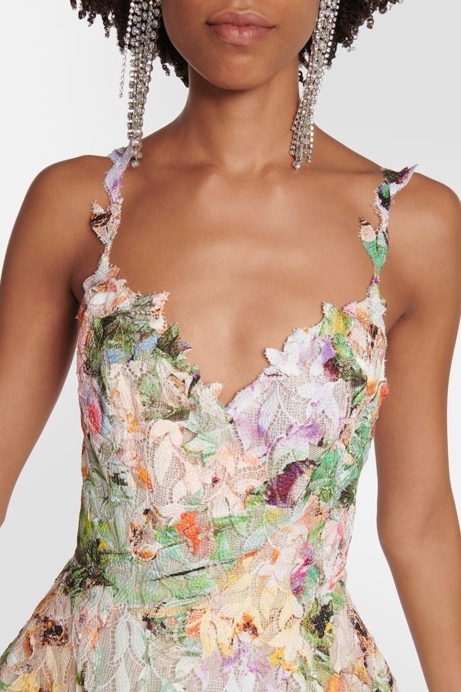 Lavinque Dress Robe Fleurie en Dentelle | Midi | Élégante et Romantique