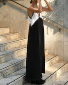 Lavinque Dress Robe Longue Bicolore Bohème | Élégante | Fluide et Tendance