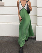 Lavinque Dress Robe Longue Bicolore Bohème | Élégante | Fluide et Tendance