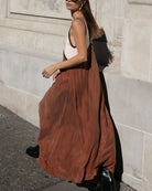 Lavinque Dress Robe Longue Bicolore Bohème | Élégante | Fluide et Tendance