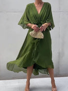 Lavinque Dress Robe Longue Bohème | Élégance Flottante | Tissu Léger & Fluide
