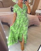 Lavinque Dress Robe Longue Bohème Fleurie | Légère & Élégante | Parfaite pour l'Été