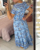 Lavinque Dress Robe Longue Bohème Fleurie | Légère & Élégante | Parfaite pour l'Été