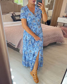 Lavinque Dress Robe Longue Bohème Fleurie | Légère & Élégante | Parfaite pour l'Été