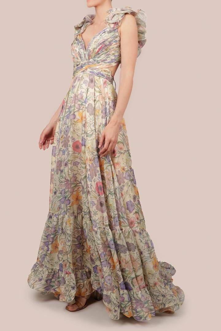 Lavinque Dress Robe Longue Bohème Fleurie | Romantique | Fluide et Élégante