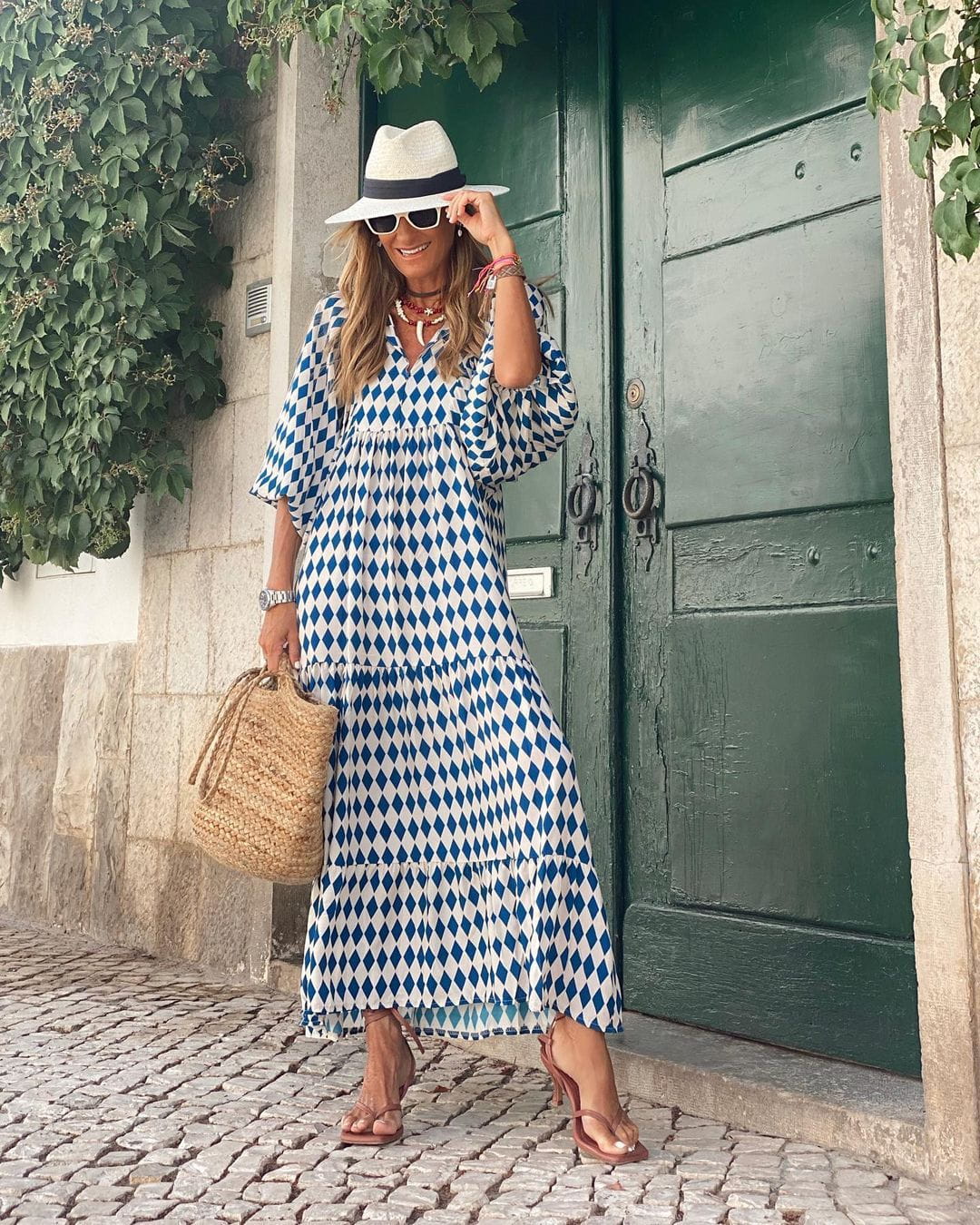 Lavinque Dress Robe Longue Bohème | Fluide | Imprimé Vintage et Élégant