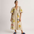 Lavinque Dress Robe Longue Bohème | Lin et Coton | Fluide et Colorée