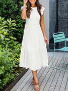 Lavinque Dress Robe Longue Bohème Smockée | Romantique | Fluide et Confortable