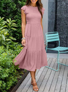 Lavinque Dress Robe Longue Bohème Smockée | Romantique | Fluide et Confortable