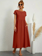 Lavinque Dress Robe Longue | Coupe Ample | Élégance Décontractée
