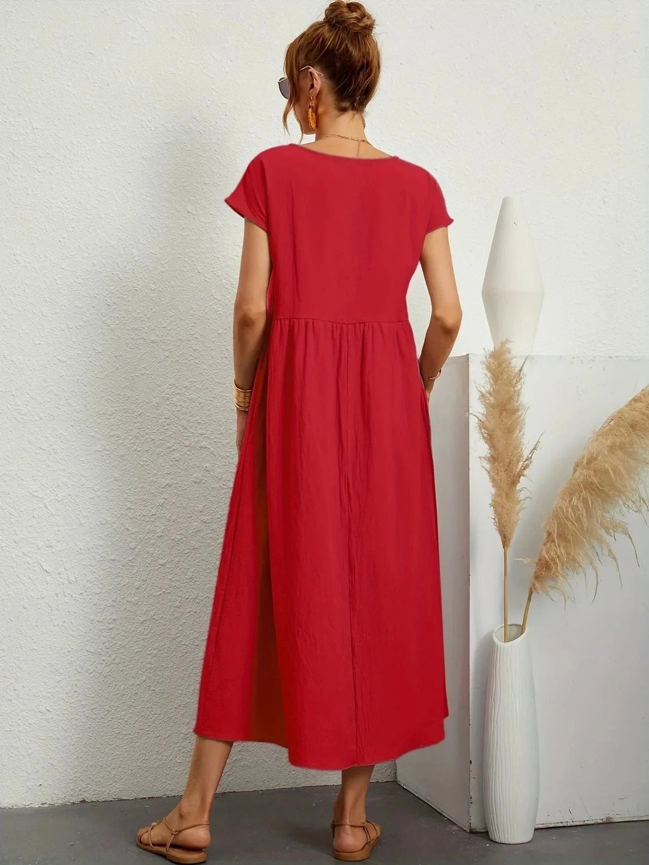 Lavinque Dress Robe Longue | Coupe Ample | Élégance Décontractée