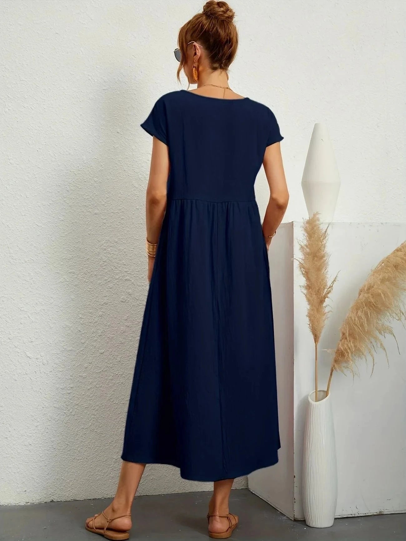 Lavinque Dress Robe Longue | Coupe Ample | Élégance Décontractée