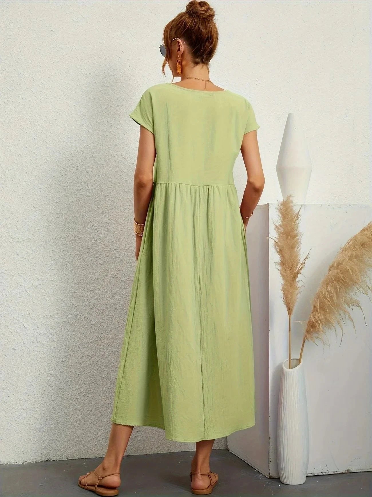 Lavinque Dress Robe Longue | Coupe Ample | Élégance Décontractée