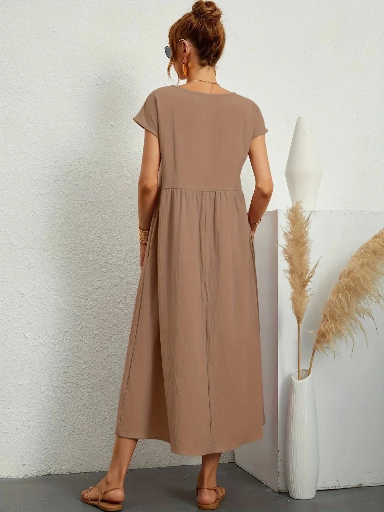Lavinque Dress Robe Longue | Coupe Ample | Élégance Décontractée