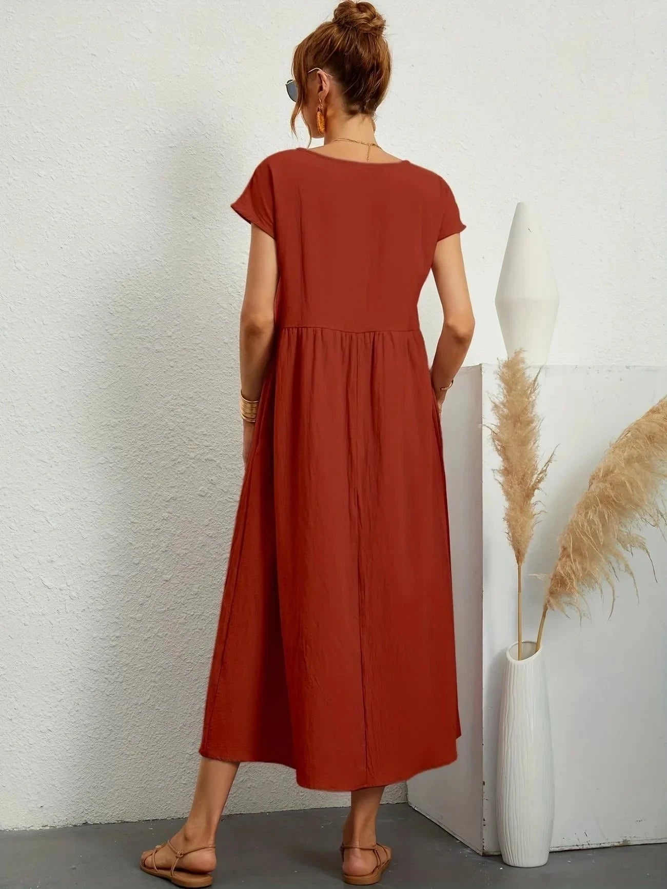 Lavinque Dress Robe Longue | Coupe Ample | Élégance Décontractée