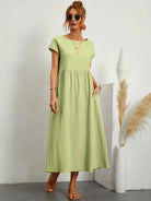 Lavinque Dress Robe Longue | Coupe Ample | Élégance Décontractée