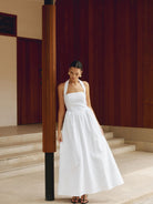 Lavinque Dress Robe Longue Dos Nu | Élégante | Fluide et Sophistiquée