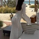 Lavinque Dress Robe Longue en Crochet | Transparente | Bohème et Élégante