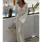 Lavinque Dress Robe Longue en Crochet | Transparente | Bohème et Élégante