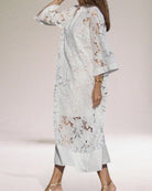 Lavinque Dress Robe Longue en Dentelle | Blanche | Bohème et Légère