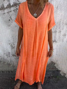 Lavinque Dress Robe Longue en Lin | Bohème | Légère et Élégante